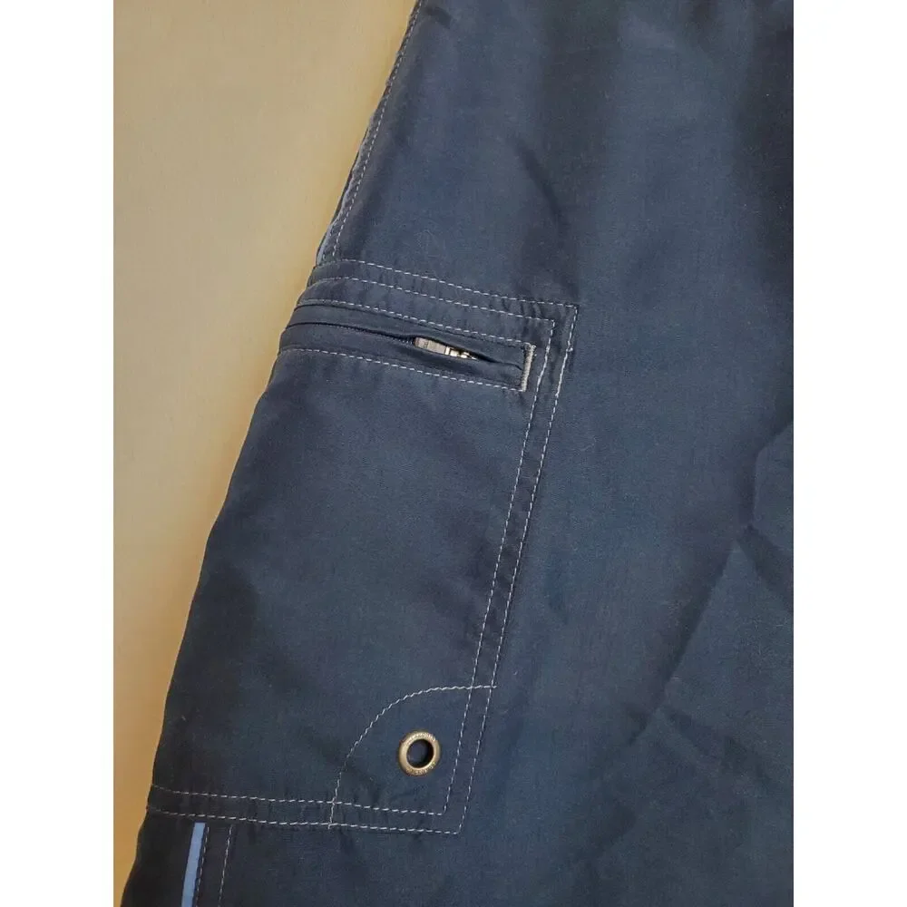 Patagonia Swim Trunks Mens‎ 34 Blue Board Shorts Pocket Surfing Swimwear